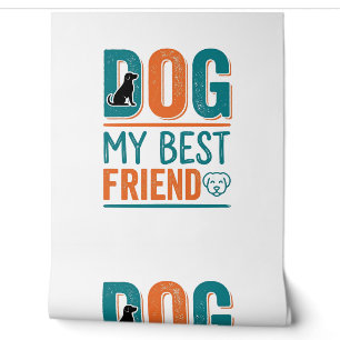 Dog My Best Friend Vintage Dog Lover Shirt Design_ Wallpaper