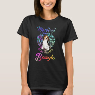 Dog My Heart Is Held By The Paws Of Beagle T-Shirt