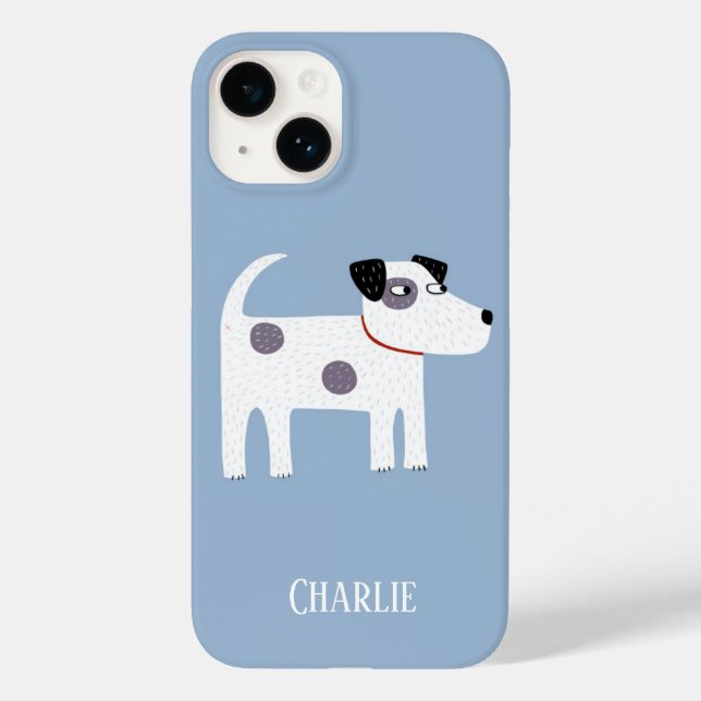 Dog Name Blue Case-Mate iPhone Case (Back)