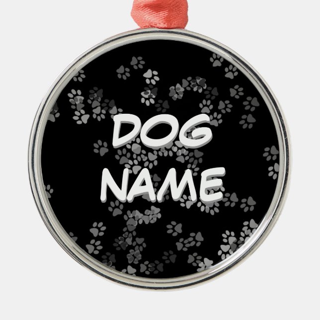 Dog Name Ornament (Front)