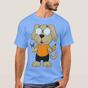 Dog Nerd Book Glasses T-Shirt