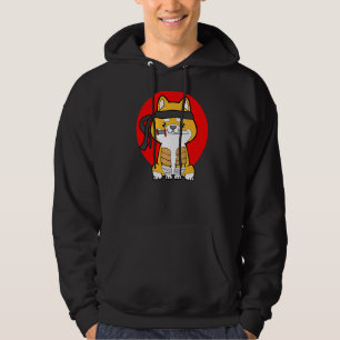 Dog Ninja Bushido Ronin Japanese Samurai Hoodie