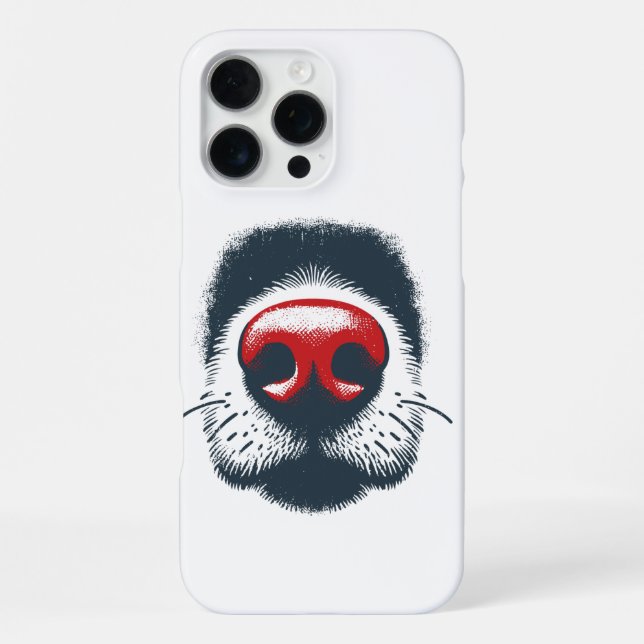 DOG NOSE CLOSE-UP iPhone CASE (Back)