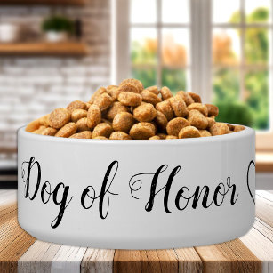 Dog of Honour Personalised Pet Wedding Food