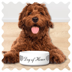 Dog of Honour Wedding Dog Bowl
