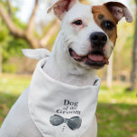 Dog of the Groom | Dog in Wedding Pet  Bandana<br><div class="desc">Who doesn't want to show off their fur-babies on one of the most special days in their lives? Design features cute bow tie and buttoned down shirt. "Dog of the Groom" with pet's name on the opposite corner. Add your custom wording to this design by using the "Edit this design...</div>