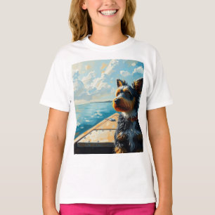Dog on a boat T-Shirt