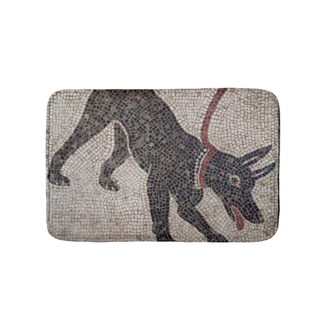 Dog on a leash, from Pompeii Bath Mat (Front)