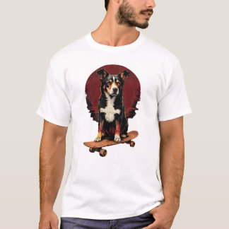 Dog On Skateboard T-Shirt