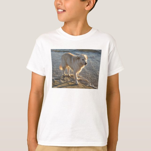 Dog On The Shore T-Shirt (Front)