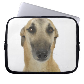 Dog on White 41 Laptop Sleeve