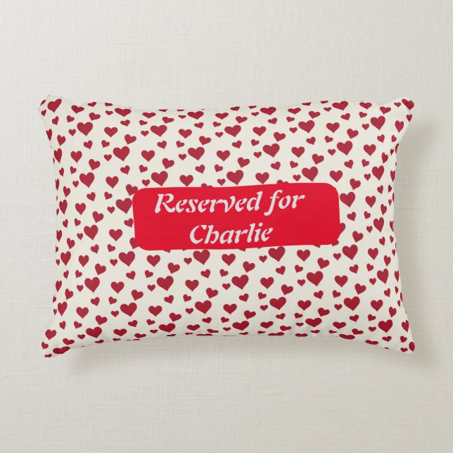 Dog or Cat Bed Cushion. Customizable Decorative Cushion (Front)