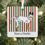 Dog Ornament<br><div class="desc">It's a colourful dog ornament to purchase as is - if you're a Heeler,  Cattle dog fan.  You can change the message to whatever you like.</div>