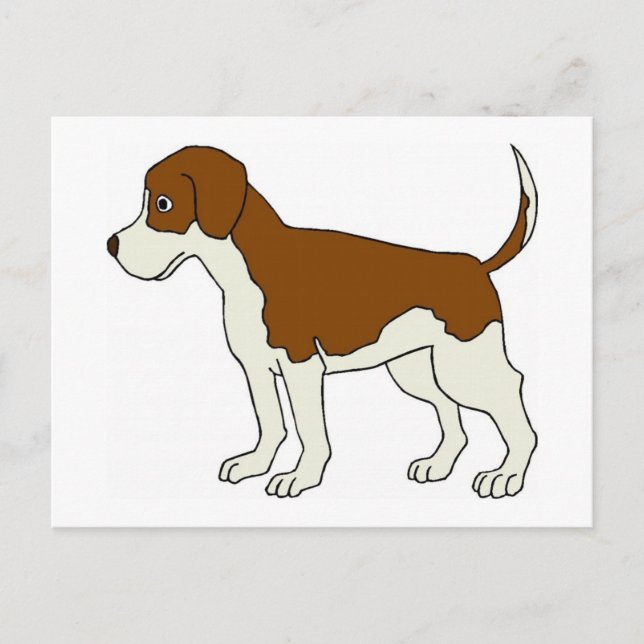 Dog Outline Postcard (Front)