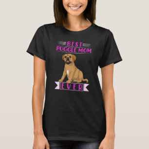 Dog Owner Best Puggle Mum Dog Mothers Day Pet Pug T-Shirt