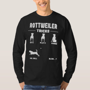 Dog Owner Fan Rottweiler Tricks 2 T-Shirt