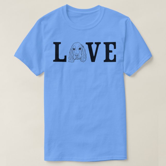 Dog Owner Love Cocker Spaniel  T-Shirt (Design Front)