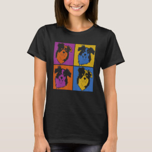 Dog Owner Pet Animal Dog  Pop Australian Shepherd T-Shirt