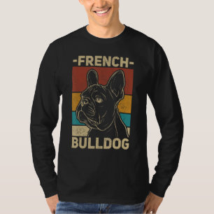 Dog  Owner Vintage Animal Outfit Retro French Bull T-Shirt