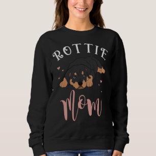 Dog Owner Women Rottie Mom Pet Dog Animal Lover Ro Sweatshirt