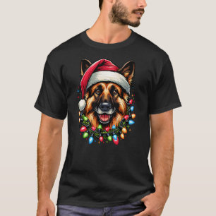 Dog Owner Xmas Men Women Favorite German Shepherd  T-Shirt