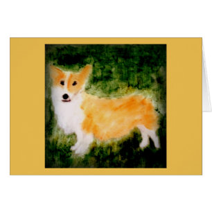 Dog Painting Cute Corgi