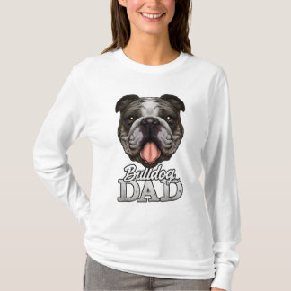 Dog Papa Bulldog Dad Gifts English Bulldog Gifts T-Shirt
