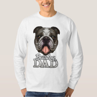 Dog Papa Bulldog Dad Gifts English Bulldog Gifts T-Shirt