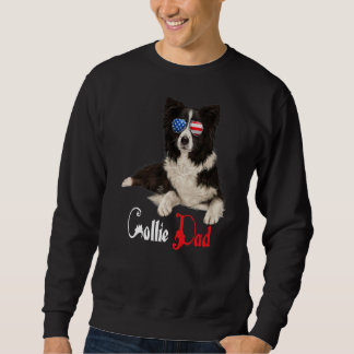Dog Papa Puppy Dad Collie Sweatshirt