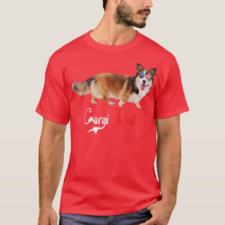 Dog Papa Puppy Dad Corgi T-Shirt