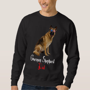 Dog Papa Puppy Dad German Shepherd Sweatshirt