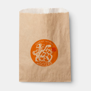 Dog Papercut Chinese New Year 2018 O Kraft Favour Bags
