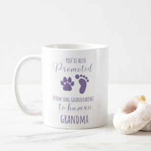 Dog Parent To Human Grandma Promoted Funny Coffee Mug