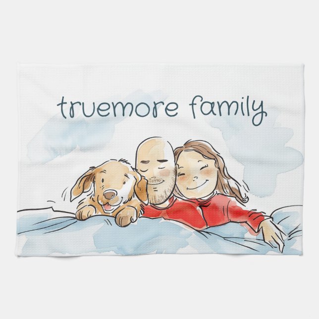 Dog Parents Tea Towel (Horizontal)