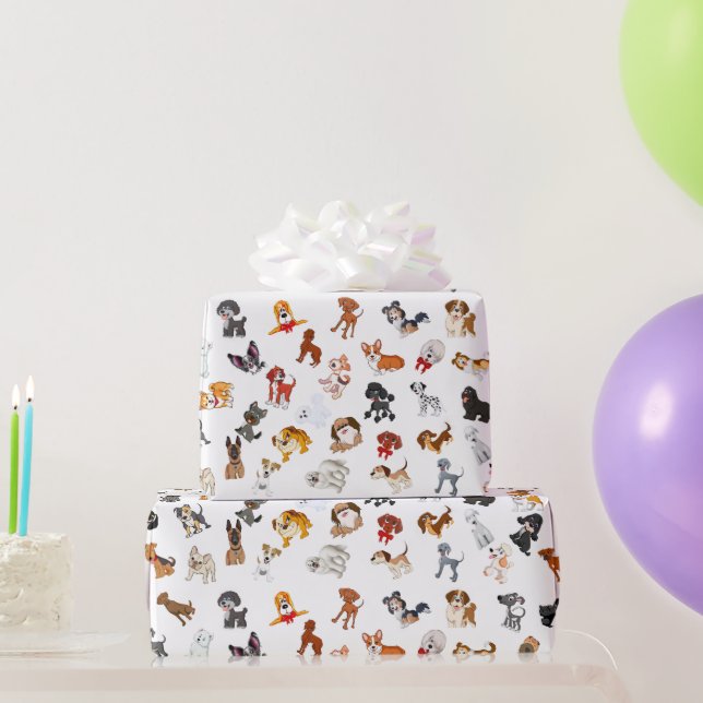 Dog Party Wrapping Paper (Party Gifts)