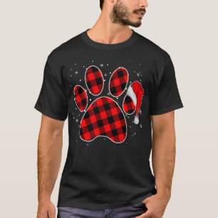 Dog Paw Christmas Pyjamas For Family Matching Outf T-Shirt
