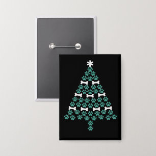 Dog Paw Christmas Tree Cute Xmas Gift Puppy Lover