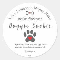 Dog Paw Custom doggie cookie
