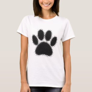 Dog Paw Drawing T-Shirt