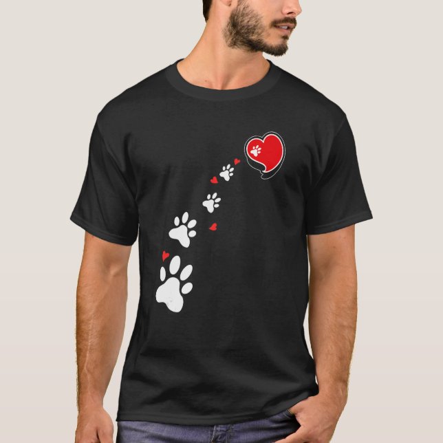 Dog Paw For Dog Owners Women And Men 10 T-Shirt (Front)