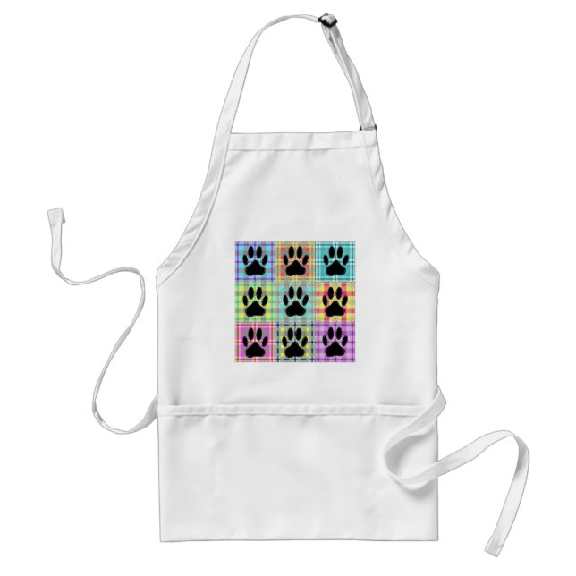 Dog Paw Pattern Quilt Standard Apron (Front)