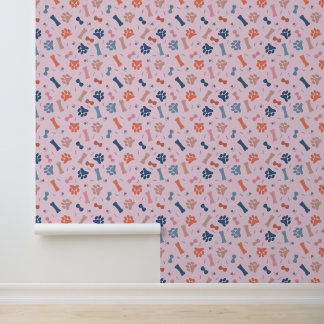 dog paw pattern wallpaper