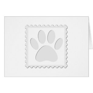 Dog Paw Print Cut Out