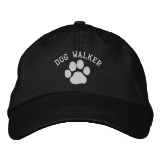 Dog Paw Print | Dog Walker Custom Text Embroidered Hat