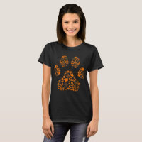Dog Paw Print Halloween Puppy Footprint