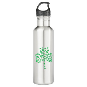 Dog Paw Print Shamrock 710 Ml Water Bottle
