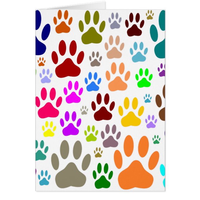 Dog Paw Prints All Over (Front)
