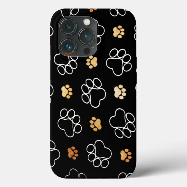Dog Paw  Prints Case-Mate iPhone Case (Back)
