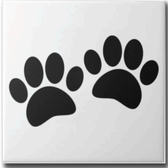 Dog Paw Prints Custom Tile (Creator Uploaded)