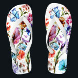 DOG PAW PRINTS JANDALS<br><div class="desc">DOG PAW PRINTS – colourful delicate flowers and butterflies painted using my dog’s paws dipped in non-toxic watercolor paints – share your love of dogs with family and friends, young and old, on any occasion, any celebration, any holiday. Make your personal Gift Giving with style and love. Be as original...</div>